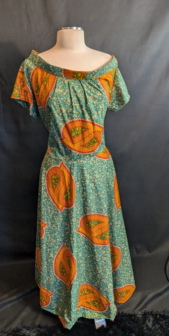 African print dress